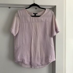 Lavender short sleeve shirt